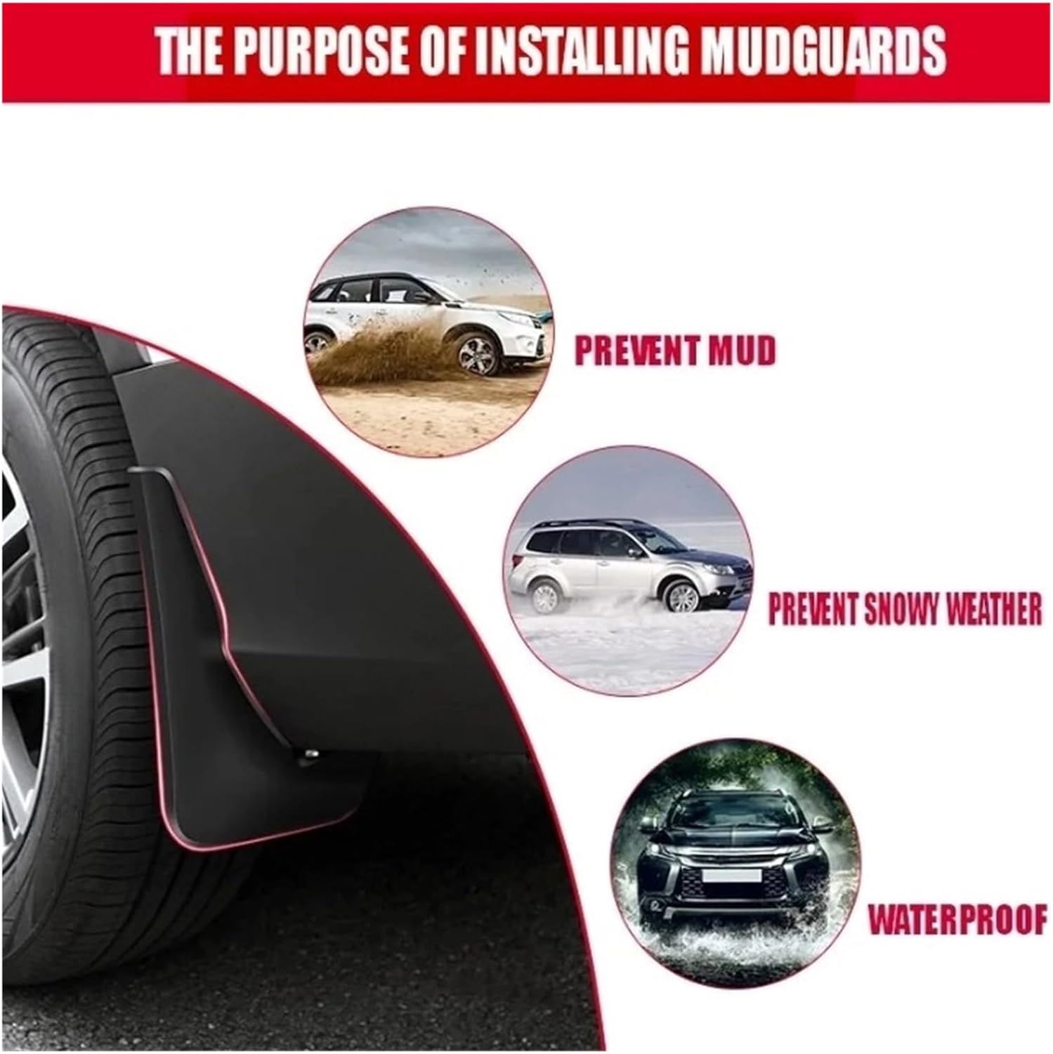Car Styling Mud Flaps Splash Guard Mudguards Front Rear Compatible for LYNK&CO 01 2021 2022 2023 ABS Auto Accessories