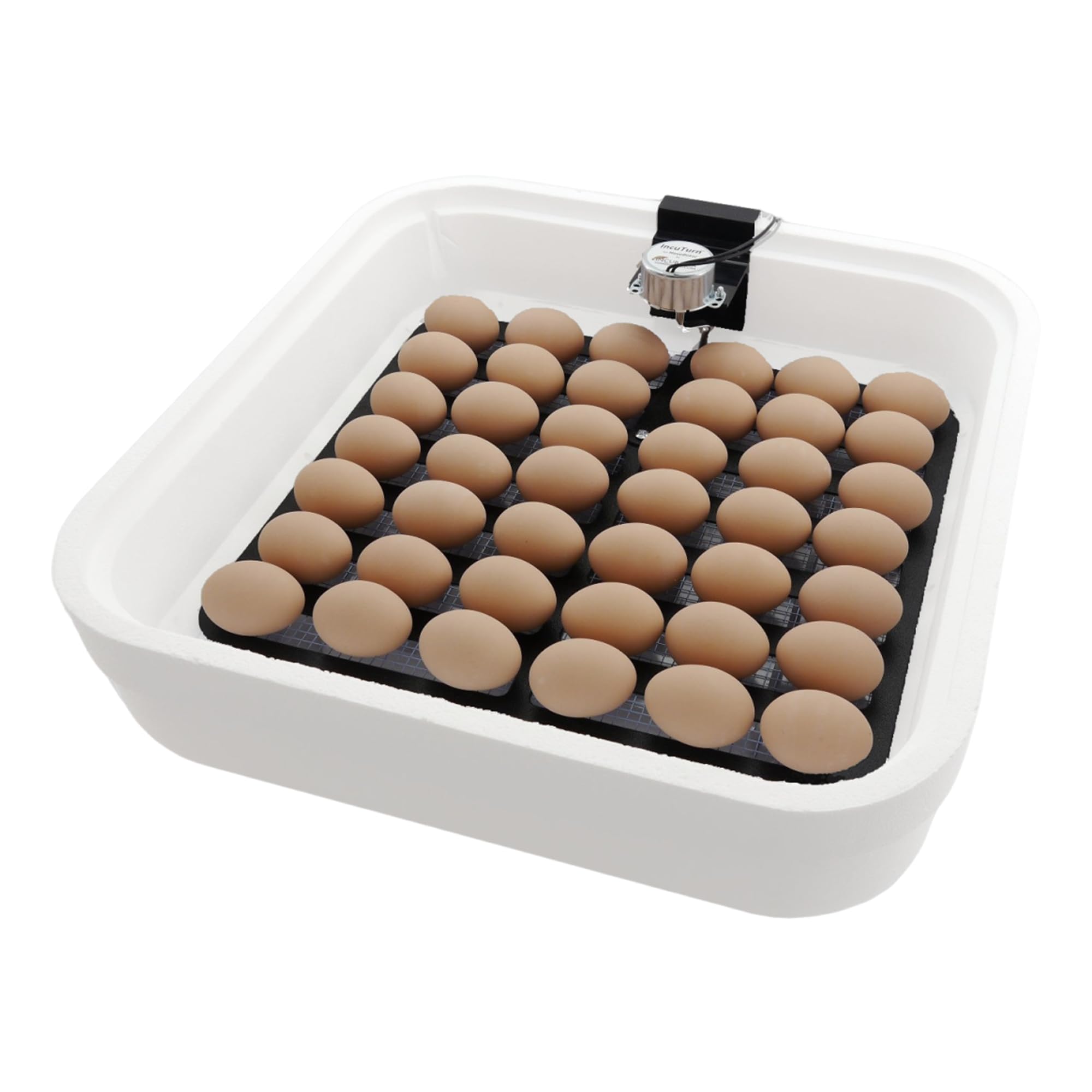 Incubator Warehouse IncuTurn™ Automatic Egg Turner for HovaBator Egg Incubators - Universal Hovabator Incubator Egg Turner Tray - Auto Egg Turner for 42 Chicken 70 Quail 28 Goose Eggs(Egg Turner ONLY)
