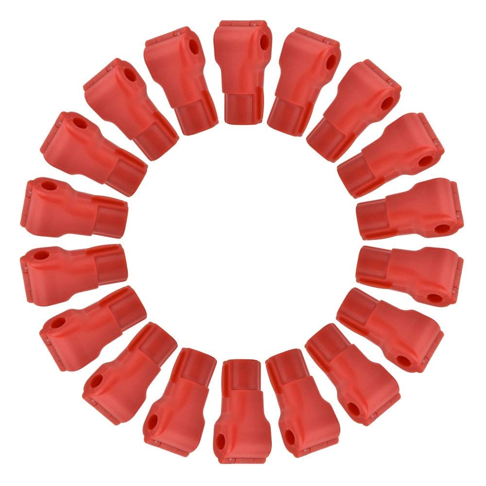 Blocco Gancio Antifurto, Blocco Mensola Display, Blocco Gancio Antifurto, Blocco Gancio Antifurto Telefono Cellulare 100 Pezzi Blocco Merci Negozio Al Dettaglio Rosso (Apertura 7MM