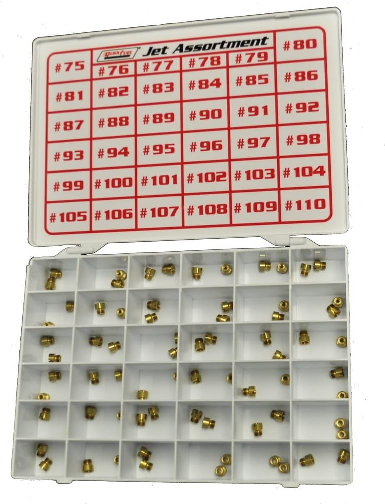 Quick Fuel 36-236QFT Gas Jet Assortment Kit #75 thru #110 (2 ea.)