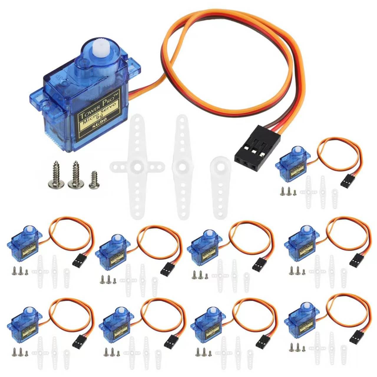 2/4/5/10/20 pièces Arduino Micro servomoteur analogique SG90 9G pour servomoteur RC voiture jouet avion hélicoptère modèles d'avion 180 360 13 2/4/5/10/20 pièces Arduino Micro servomoteur analogique SG90 9G pour servomoteur RC voiture jouet avion hélicoptère modèles d'avion 180 360 13