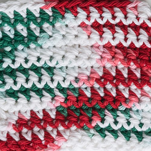 Image of Lily Sugar 'N Cream The Original Ombre Yarn, 2oz, Gauge 4 Medium, 100% Cotton, Mistletoe - Machine Wash & Dry (Pack of 2)