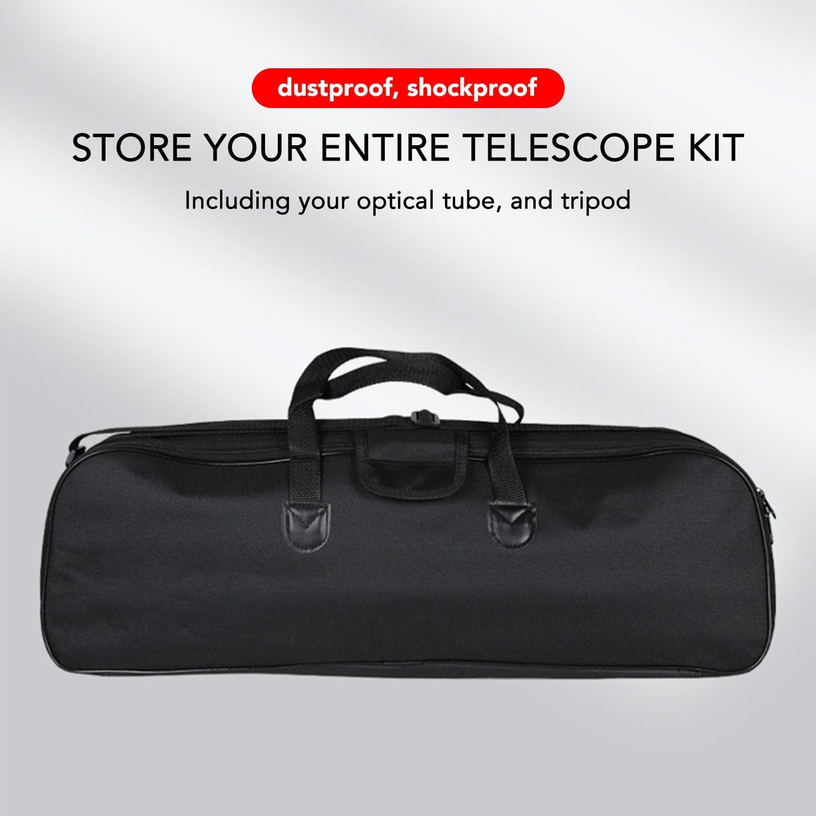 Agatige Bolsa para telescopio, Bolsa de Viaje Grande para trípode para telescopios 70400 70300 Estuche de Transporte Multiusos para telescopio, Montura, trípode y Accesorios