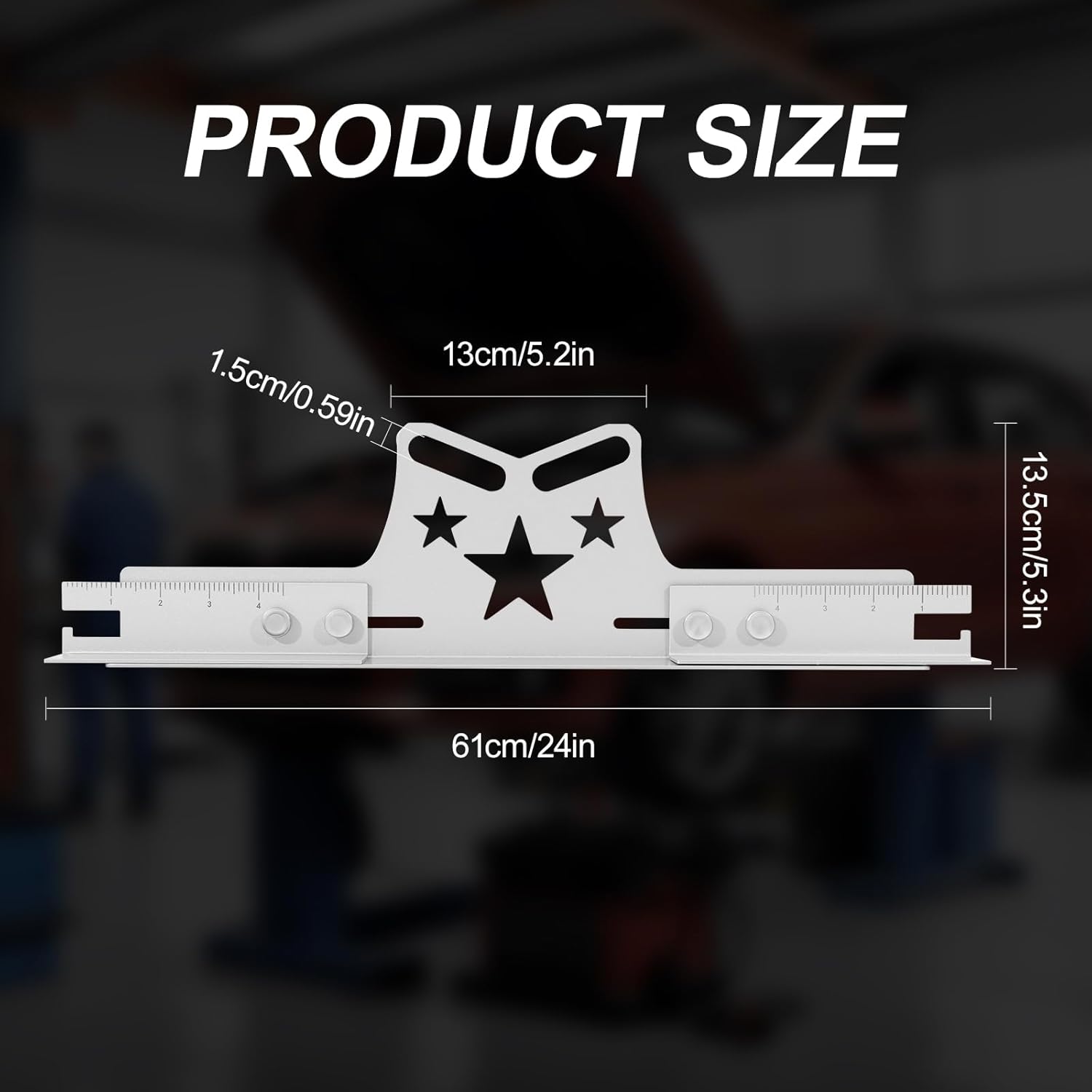 COOLWOLF Wheel Alignment Tool Plates,2-Pack,Toe Alignment Tool,3 in 1,Wheel Alignment Tool Kit for Toe Angle and Camber Angle,DIY,Alignment Tool Plates for Car,Truck,SUV,ATVs（Adjustable）