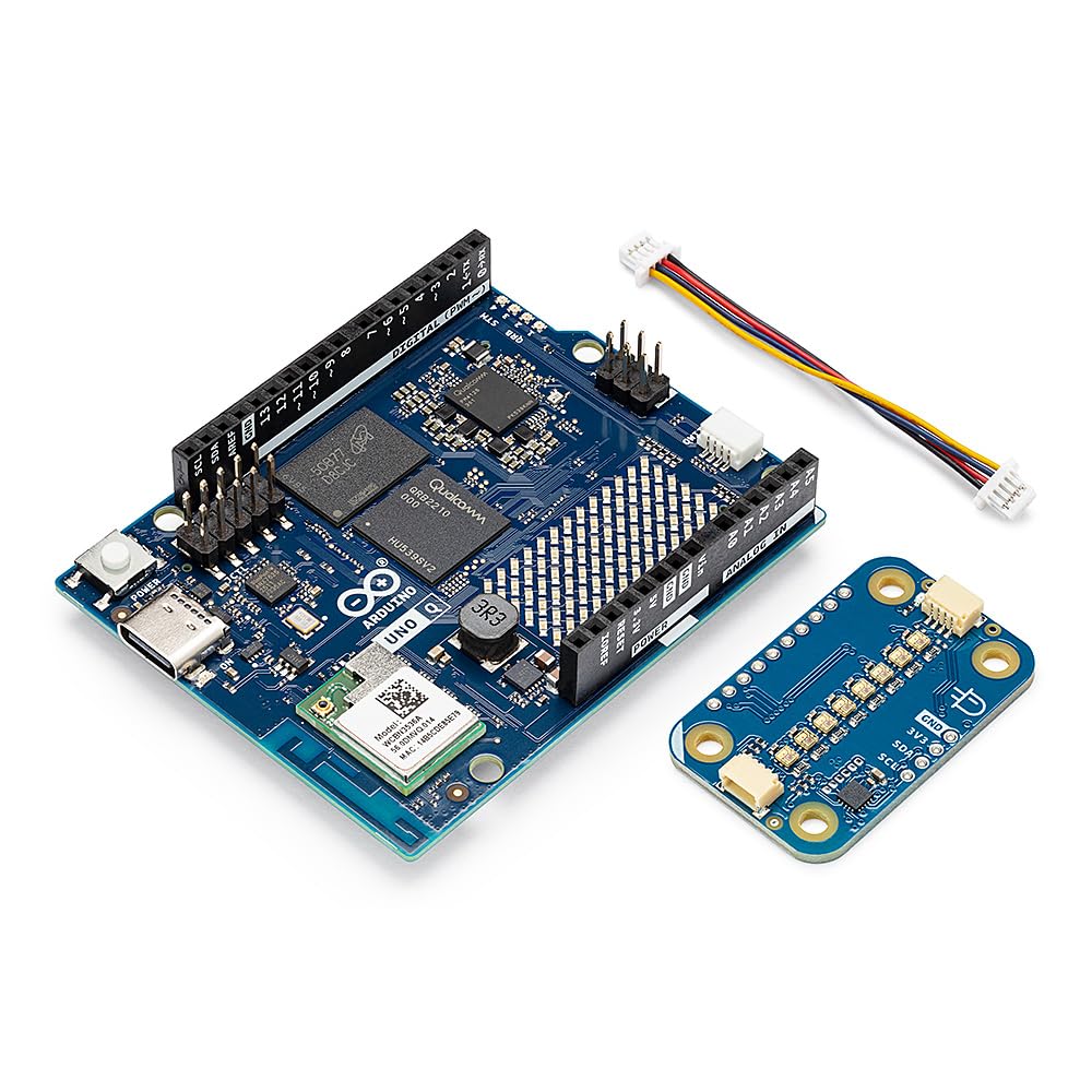 Arduino® UNO™ Q 4GB Modulino® Pixels Bundle: Feedback Visivo ad Alta Densità e Display RGB
