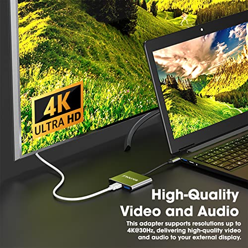 Image of Sounce 3-in-1 USB C to HDMI Multiport Adapter -USB Type C Hub with 4K HDMI Output(4k /30HZ), USB-A 3.0, and USB C Power Delivery(60W /100W) for Mac OS /Window /Tablet and Android 7. 0 & Above Devices
