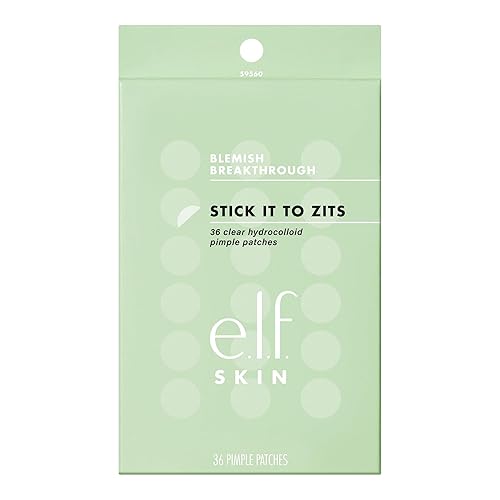 e.l.f. SKIN Blemish Breakthrough - Parches de espinillas, ayuda a reducir el aspecto de manchas y curar, vegano y libre de crueldad, 36 parches