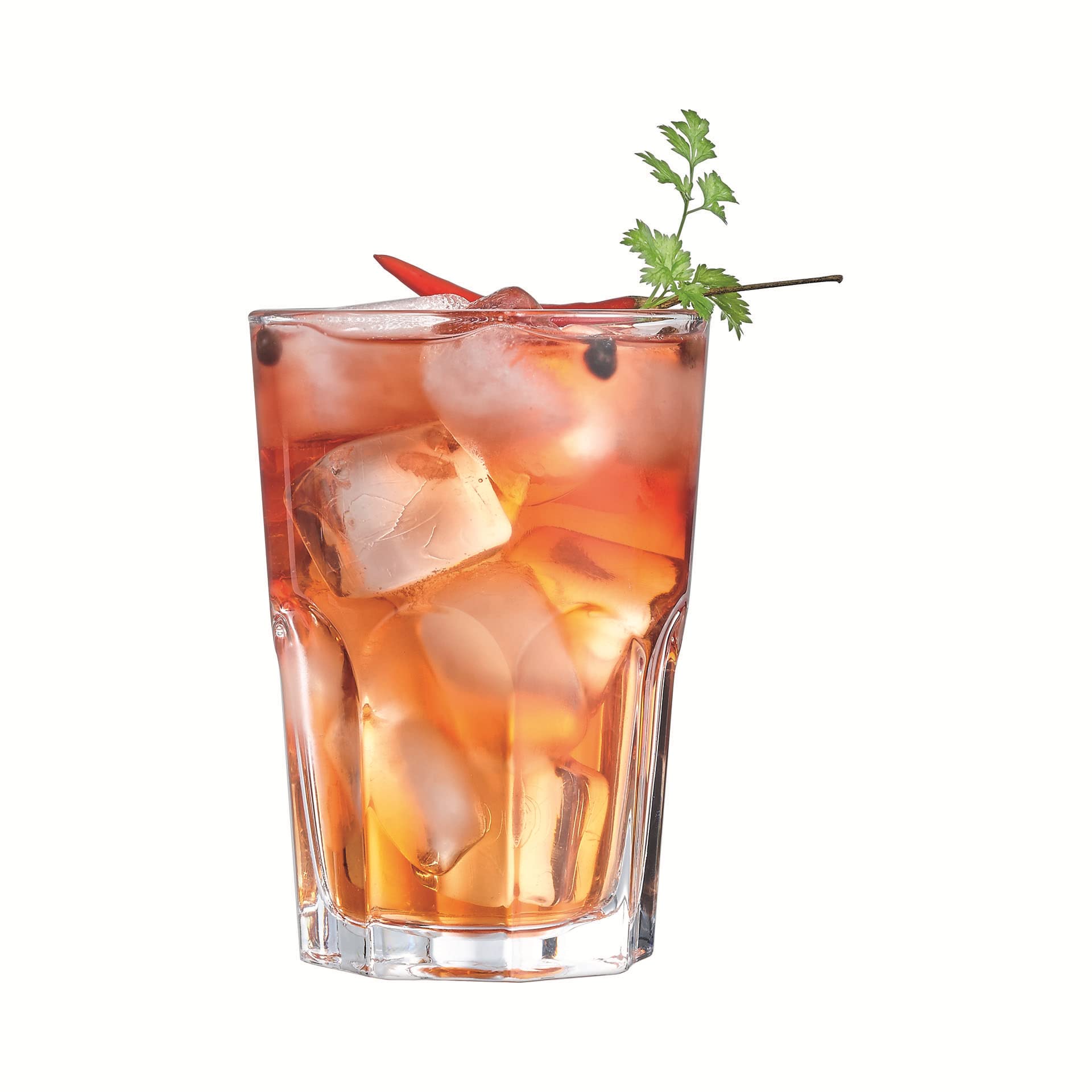 Arcoroc - Colección Granity - 6 vasos altos 35 cl de vidrio templado apilables - Diseño moderno, ideal para cócteles - Fabricado en Francia - Embalaje reforzado, adecuado para la venta online