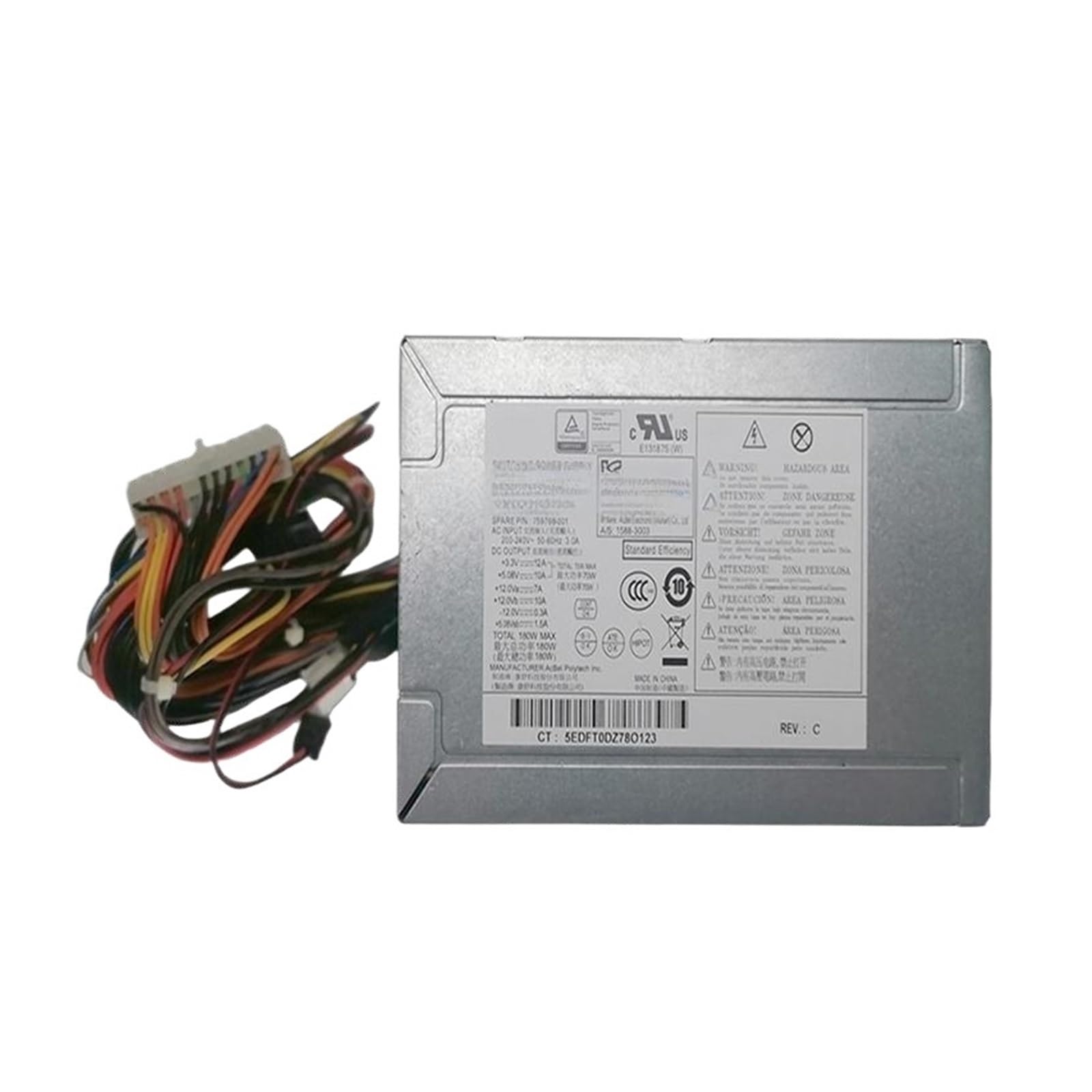 Alimentation 180W PCD009 résout les redémarrages PC 759768-001 759050-001