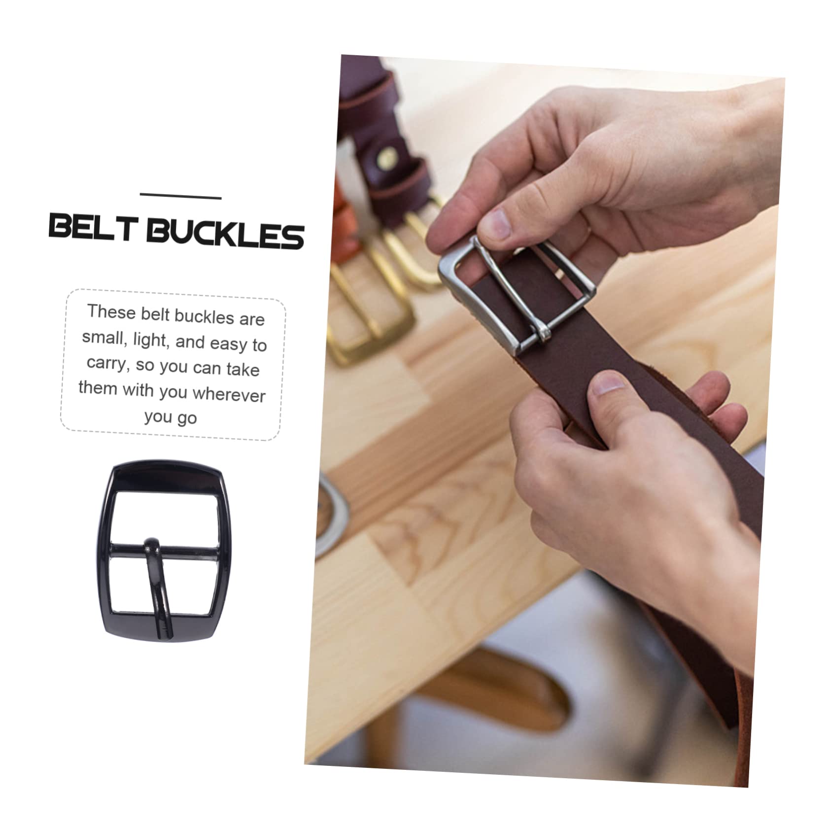 20 Piezas Hebilla De Cinturón Zapatos Hebillas De Bricolaje Suministros De Ropa DIY Hebillas De Mochilas Hebilla De Repuesto Para Cinturón Generales Bolsa De Repuesto