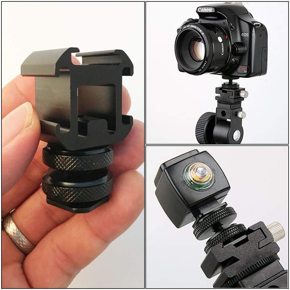 Supporto Flessibile Per Smartphone Con Attacco A Slitta (Hot Shoe) Per Fotocamera DSLR - Foto 2
