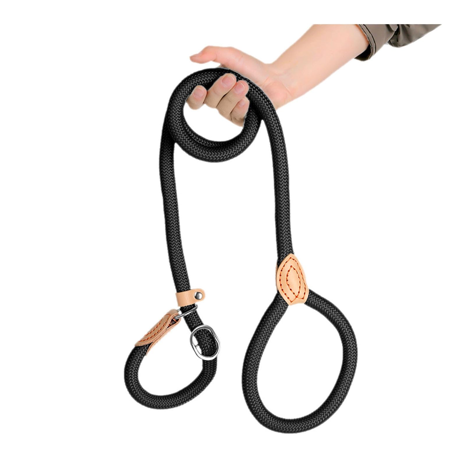 matumou Slip Leads for Dogs Heavy Duty Nylon Rope Slip Leash for Large Medium Dogs No Pull Training Leash for Walking Control