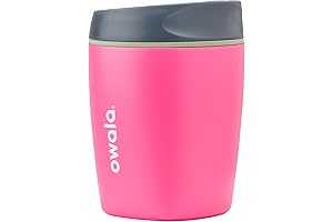 Owala SmoothSip Insulated Sippy Cup, 10 oz, Pink (Watermelon Breeze)