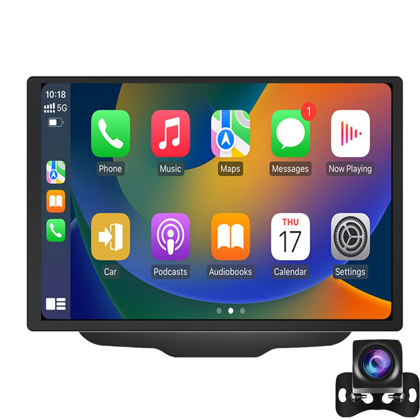For J-eep Renegade 2015-2023 Car Radio With Wireless CarPlay Android Auto, 13.1'' Car Stereo Bluetooth 5.2/FM/EQ/SWC Mirror Link + Rearview Camera AHD WiFi GPS Navi RDS/FM Radio + M(Color:WIFI 1G+32G)
