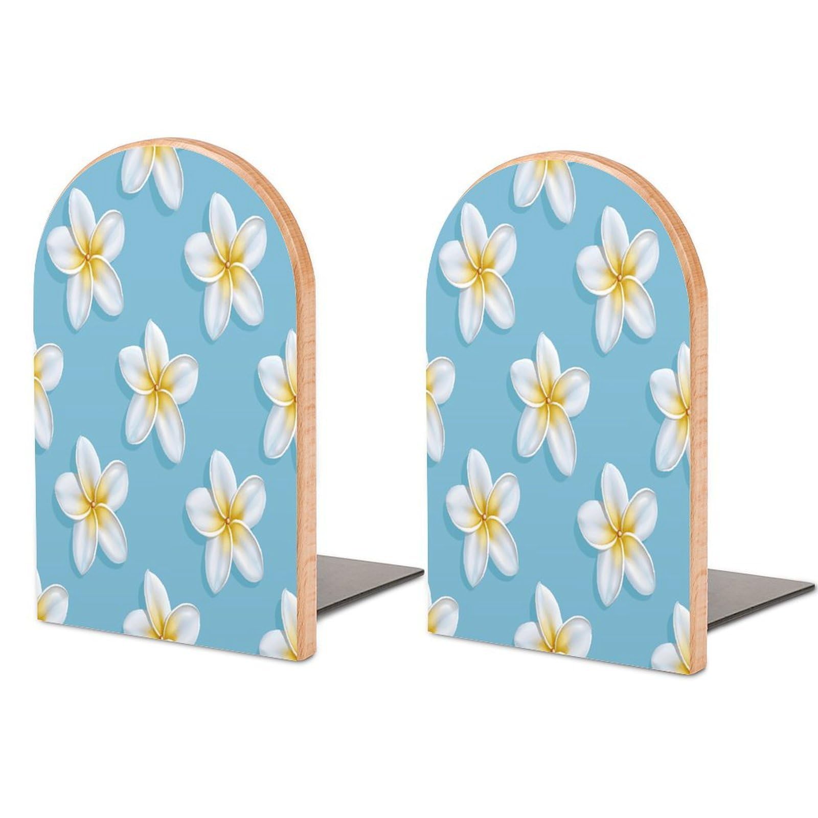 Sujetalibros de madera decorativo organizador de libros para estantes de salón