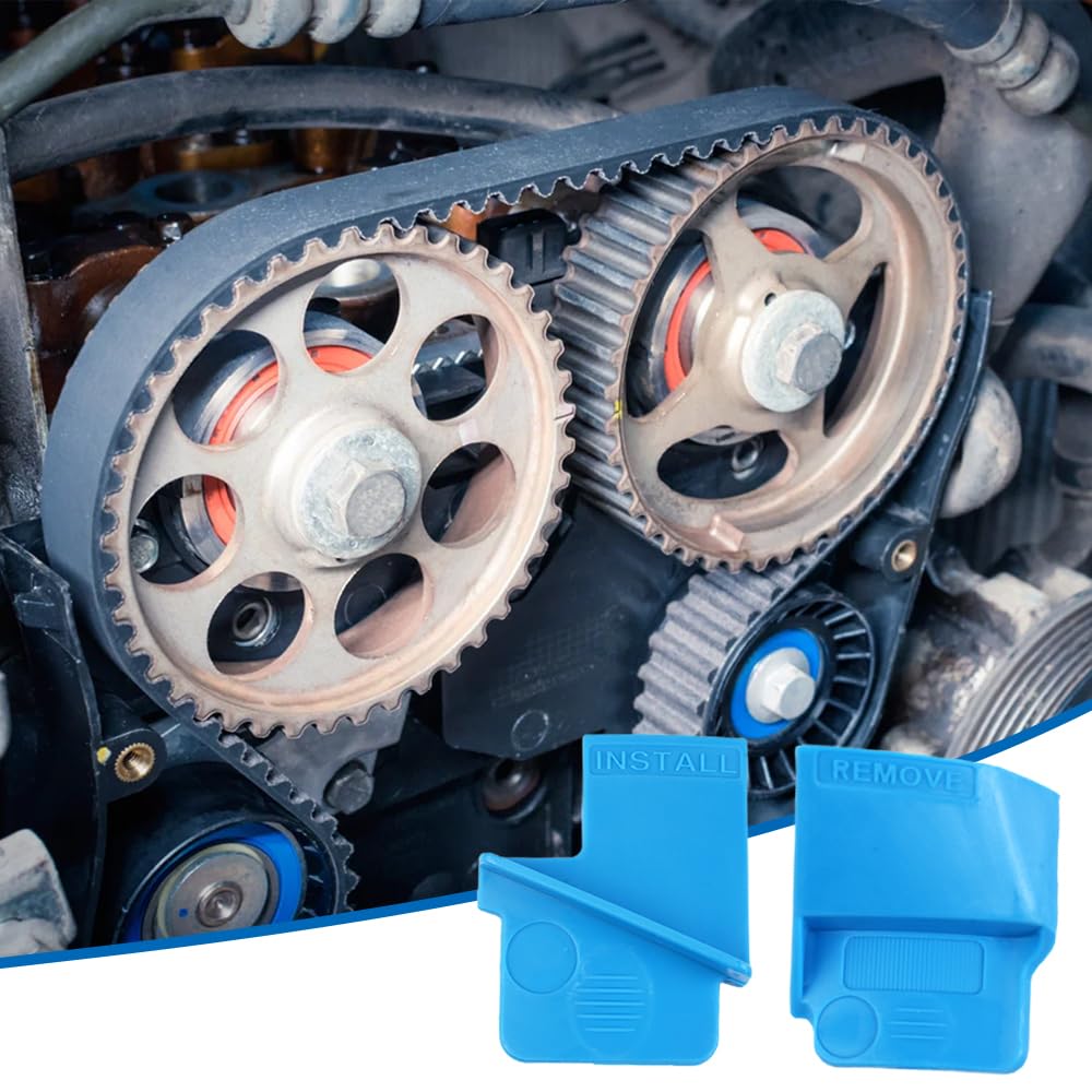 4 Pezzi Strumento di Montaggio e Smontaggio Cinghie Elastiche, Forma di V Strumento di Montaggio Cinghie Elastiche per Auto, Attrezzo per Cinghia Elastica, Adatta per Veicoli, Camion e Furgoni