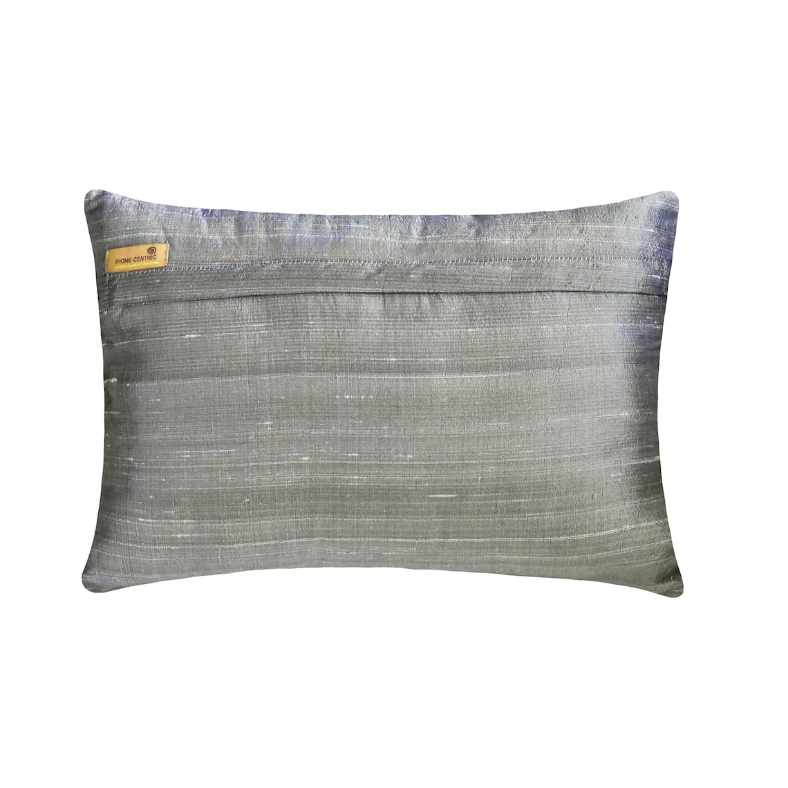 Housse Coussin Décorative Soie 30x30cm - Motif Or Noir Effet Texturé
