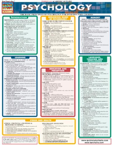 Psychology (Quickstudy Reference Guides - Academic) #TOP3