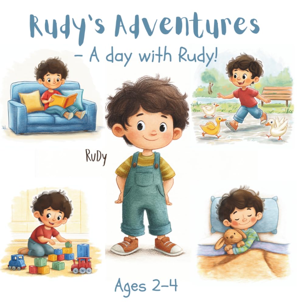 Rudy's Adventures - A day with Rudy!: A fun picture book about everyday adventures for Toddlers and Pre Schoolers