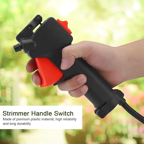 Miniatura 5 de ViaGasaFamido Desbrozadora de mango de repuesto para interruptor de acelerador de gatillo de acelerador, accesorios de cable, herramientas para