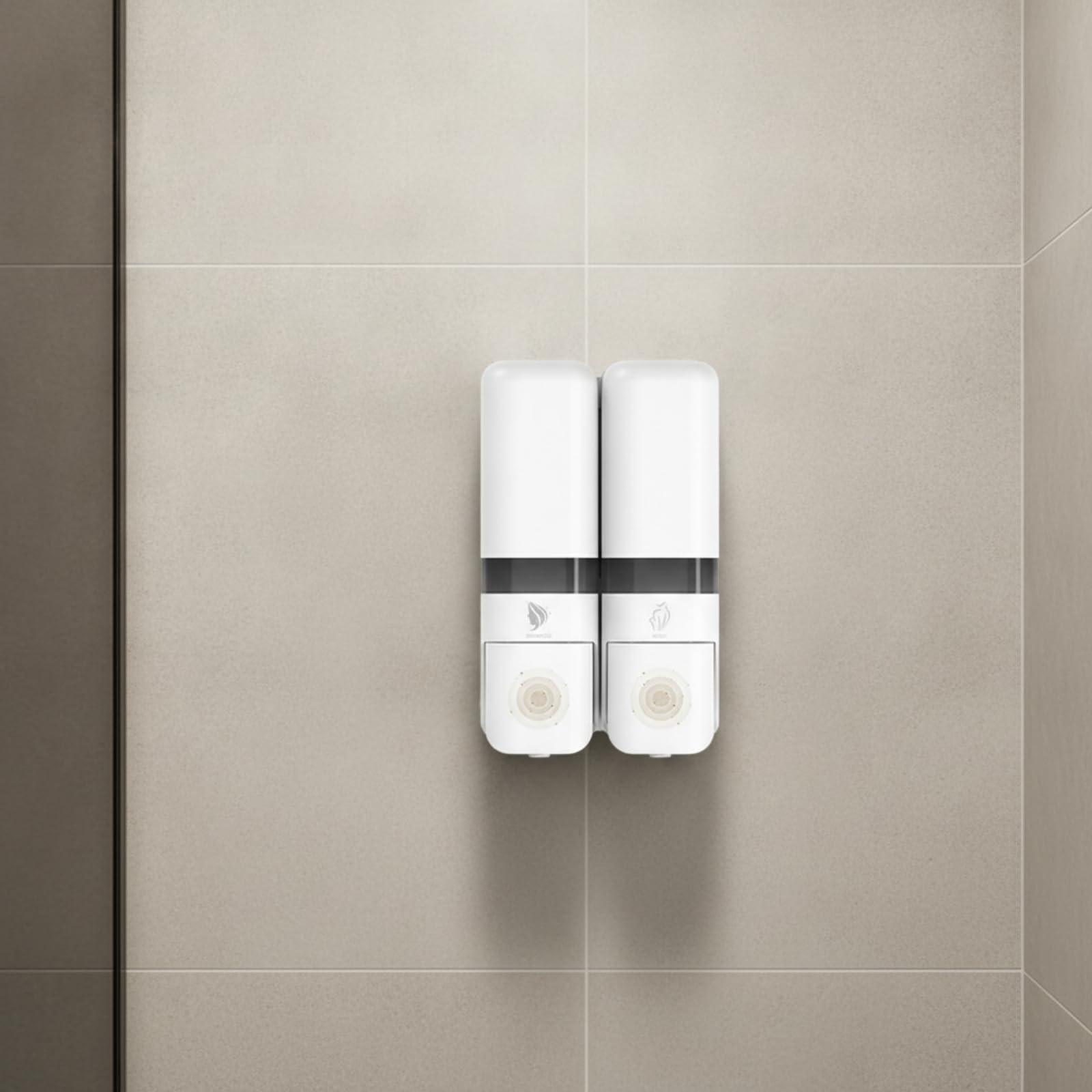 Dispenser di Sapone con Montaggio a Parete senza Dispenser di Sapone da Parete Semplice Dosatore a Pompa a per Hotel