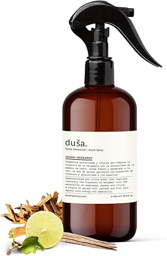 Dusa Baies Room Spray 16.9 onzas líquidas La mejor fragancia para el hogar, artículos esenciales para el dormitorio y tela calmante Ambientador