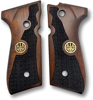 Wooden Grips for Beretta 92FS, 92, 92F, 92A1, 92FS INOX, 92G, 92D, 96, 96D, 96A1, M9, M9A1 Grips Cachas para 9mm Beretta 92FS - Zib Grips