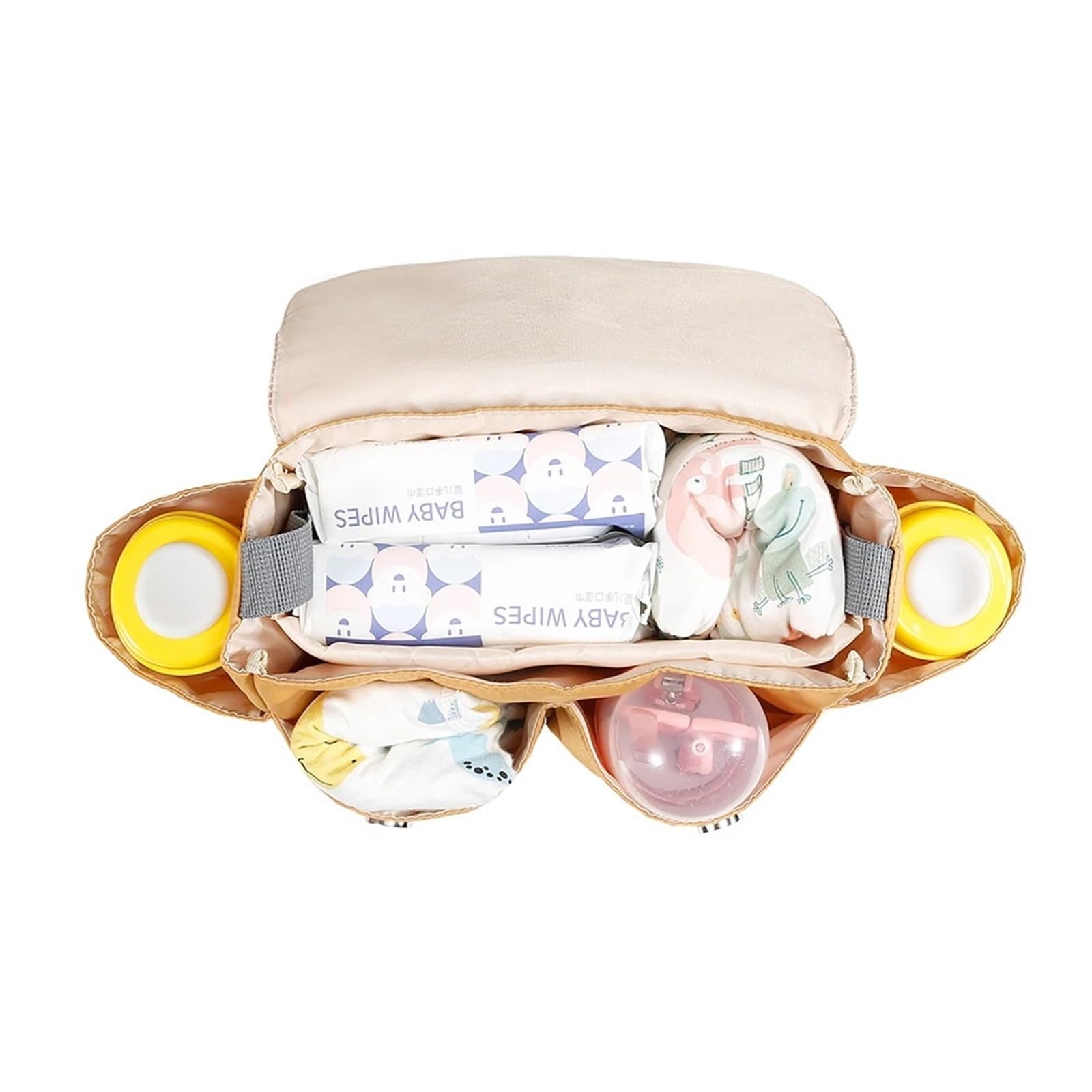 Kinder Kinderwagen Tasche Kinderwagen Organizer Zubehör Kinderwagen Getränkehalter Abdeckung Trolley Organizer Tasche Reisezubehör(4)