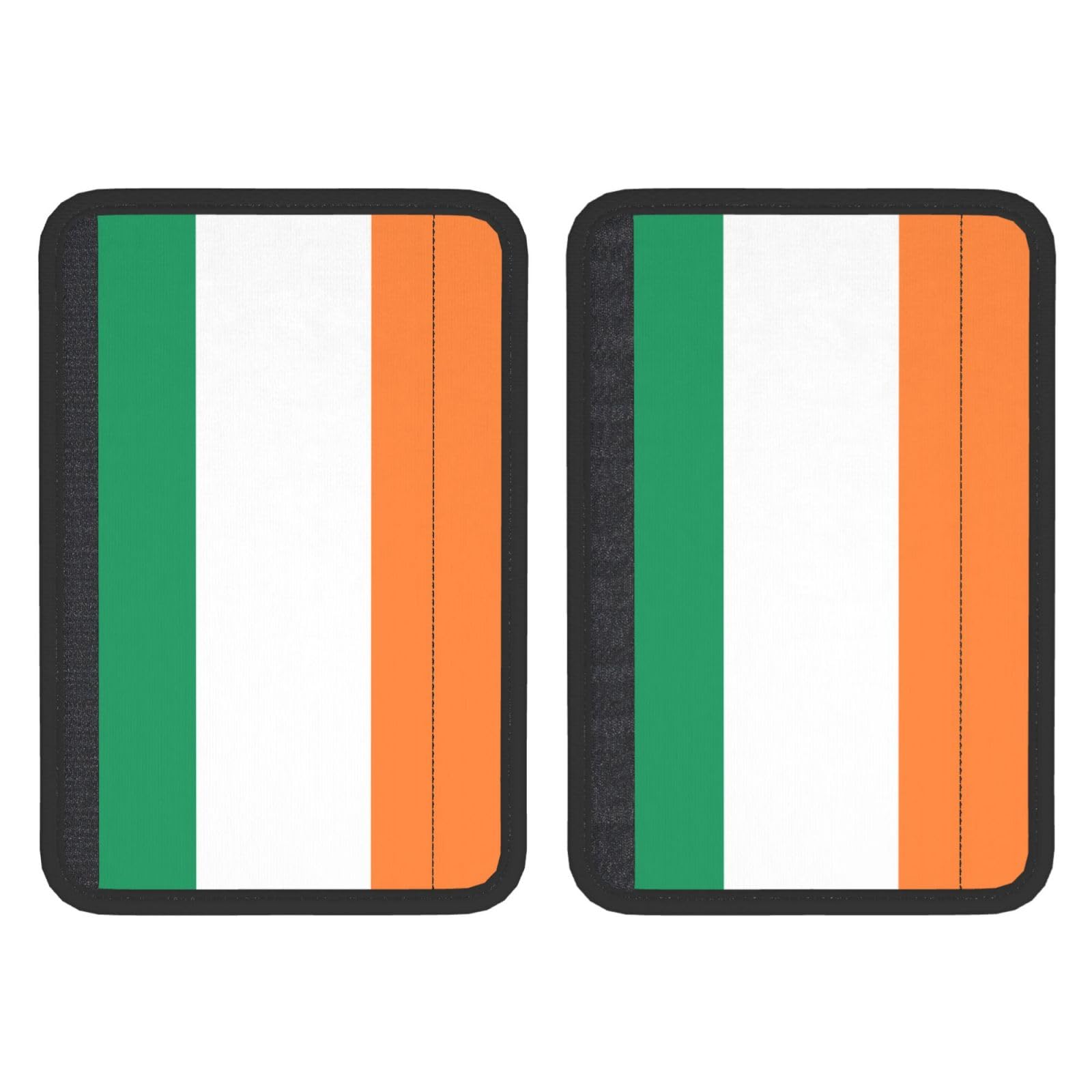 ZQYTGFDC Irish flag Breathable and sweat wicking seatbelt shoulder pads suitable for car backpacks and luggage bags
