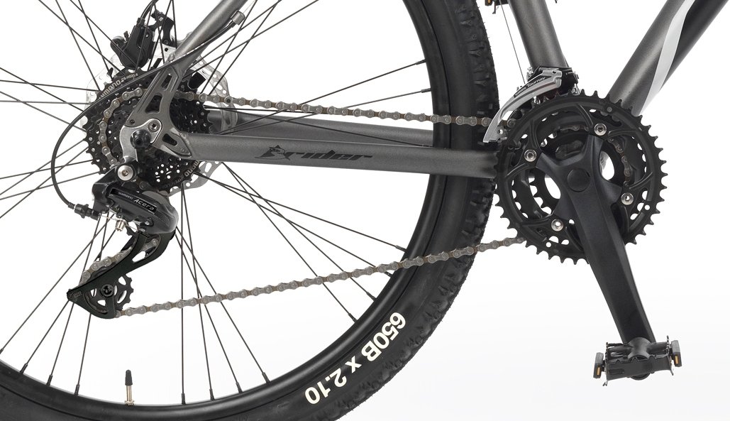 MBM Bici Brider Z100 in Alluminio Forcella Ammortizzata Freno a Disco Idraulico 27,5" 24 velocità