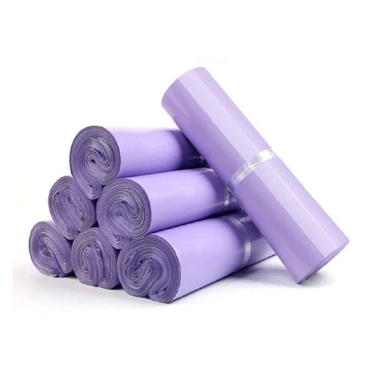 Versandtaschen 100 Stück violette Kurierumschläge, Versandverpackungen, Aufbewahrungsbeutel, selbstklebende Dichtung, Kunststoffverpackung VersandtüTen(100pcs 28x42cm)