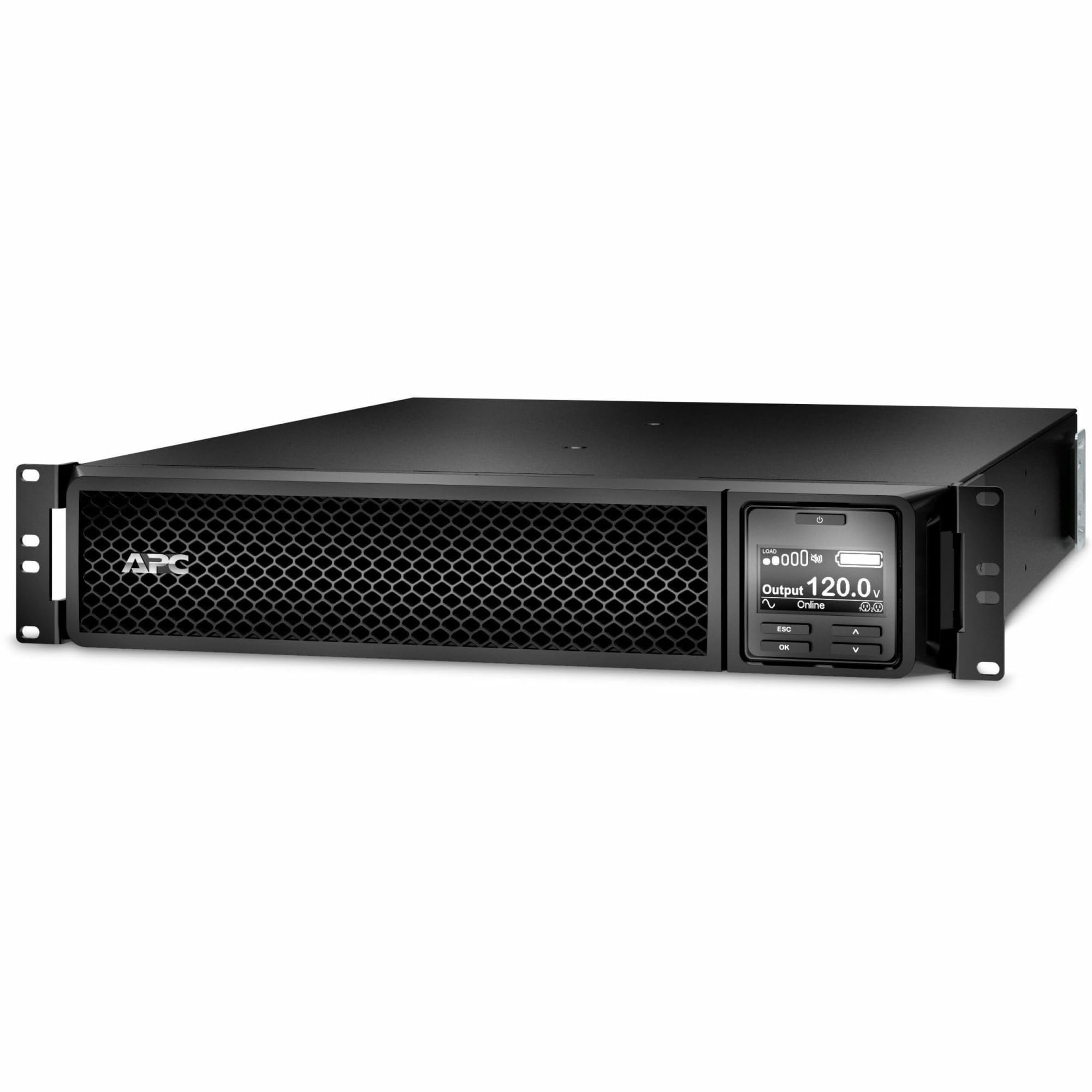 APC Smart-UPS SRT 1000VA/900W Rack-Mount 120V 2U 6x15R 480J Uninterrupted Power Supply
