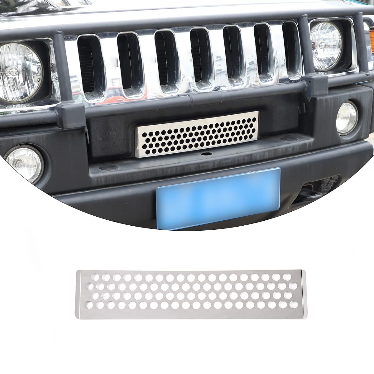 Amazon | ステンレスグリルフロントアクセントリム。Hummer H2 2003 