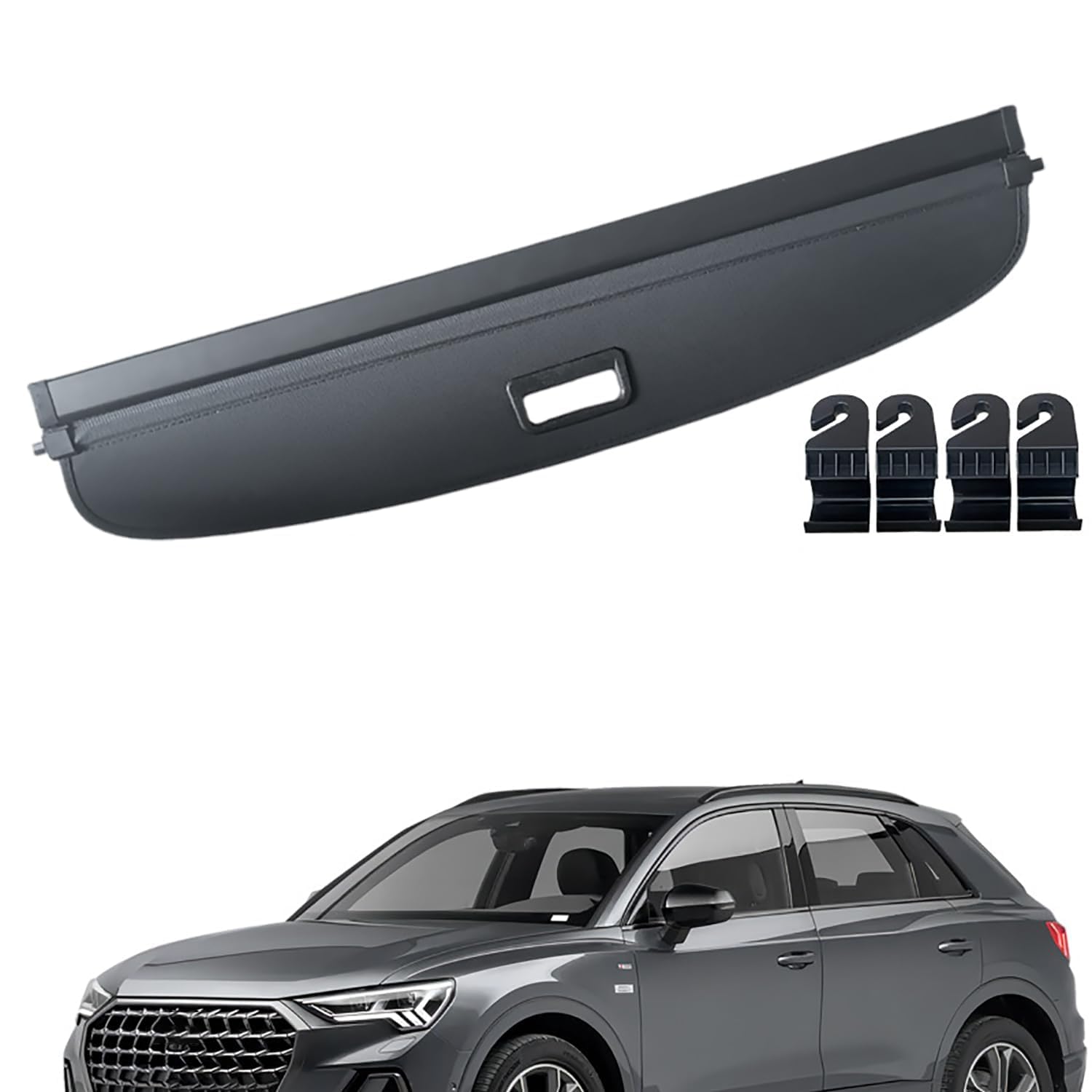 Coche cubierta de carga para Audi Q3, el accesorio ideal para tus viajes en familia