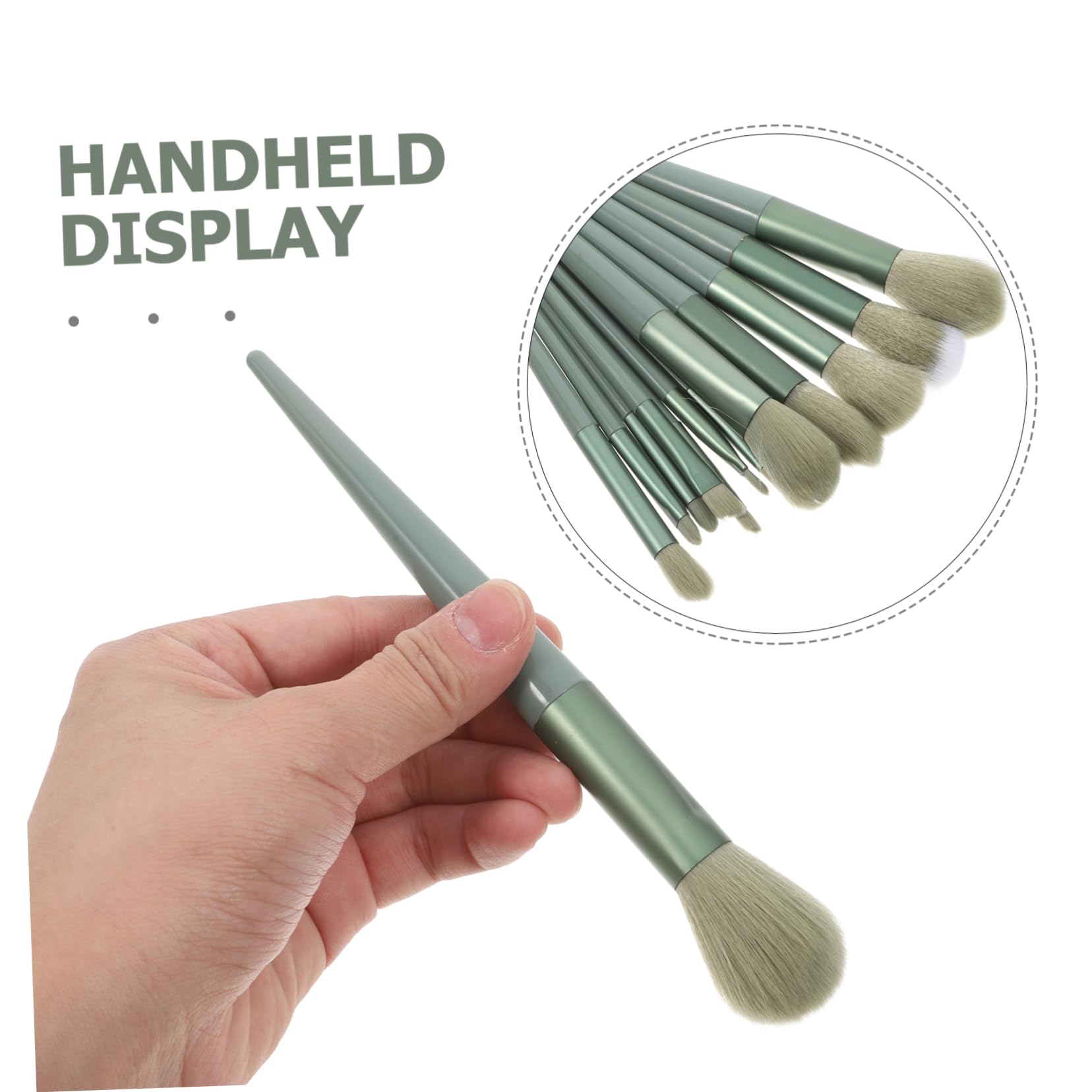 Pennelli per Trucco Strumenti per Bellezza del Viso Pennelli Morbidi per Cosmetici Fard Cipria Portatile e Leggero