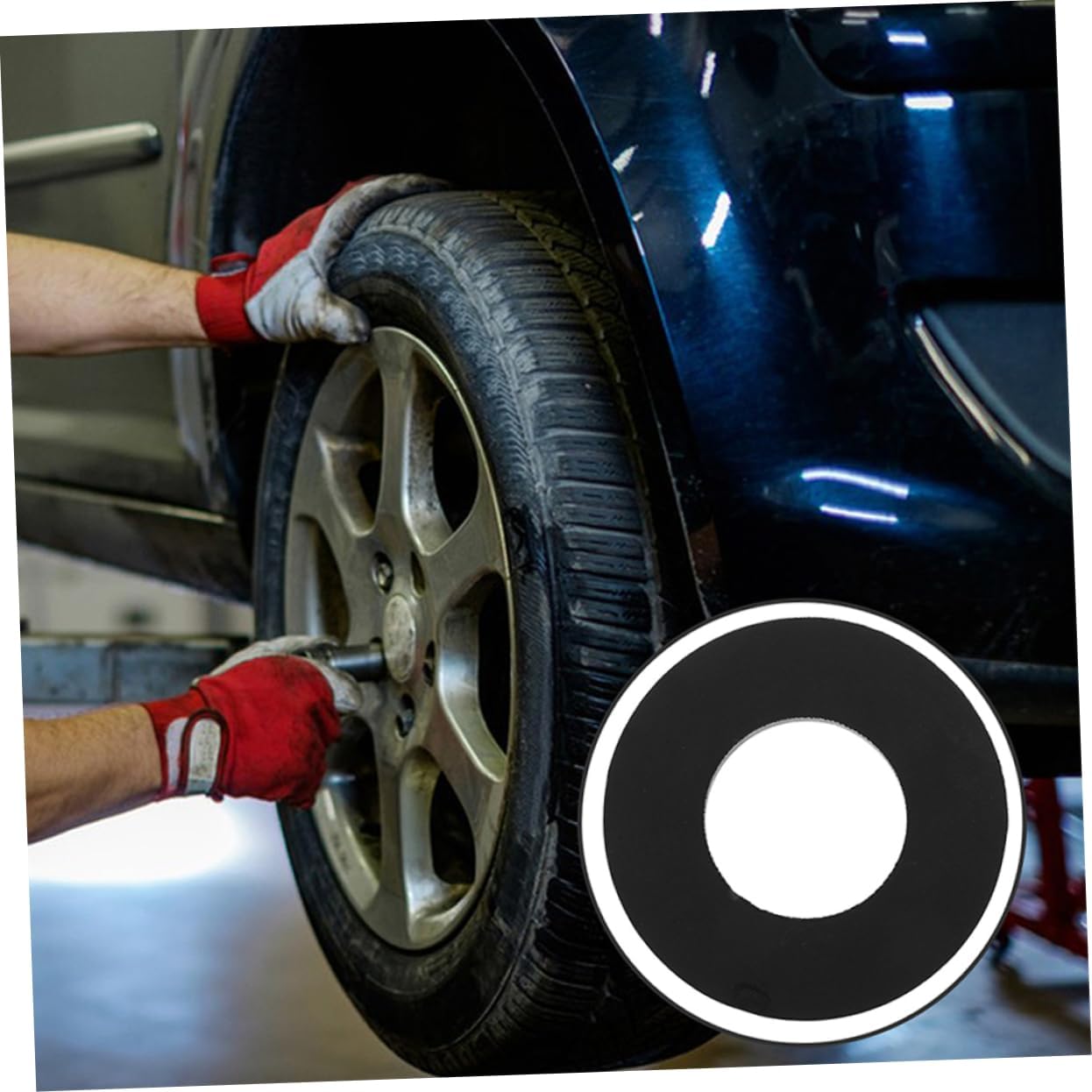 Gatuida 2pcs Car Shock Absorber Top Mount Rubber Pad Damping Buffer Cushion Mat for Enhanced Isolation and Comfort Vehicles