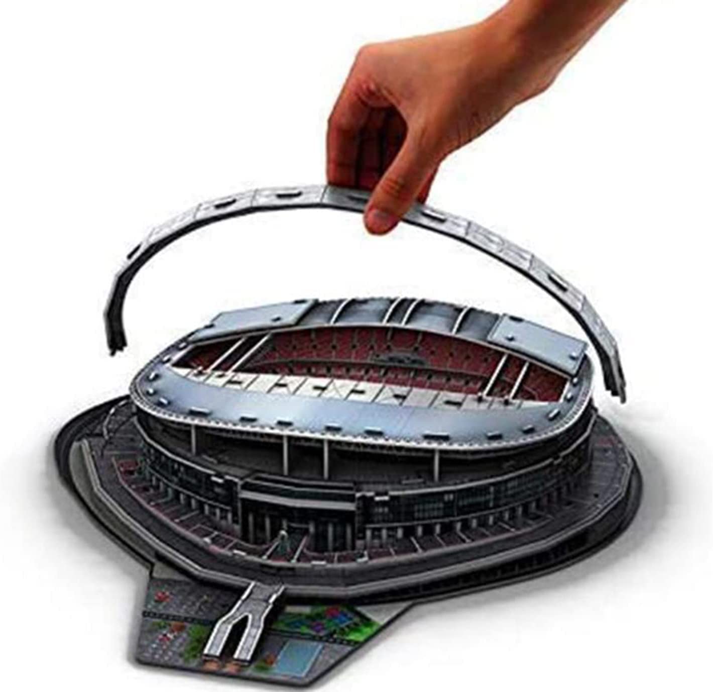 Wembley Stadium 3D Puzzle Building Toy Model Construction Set Multicolor