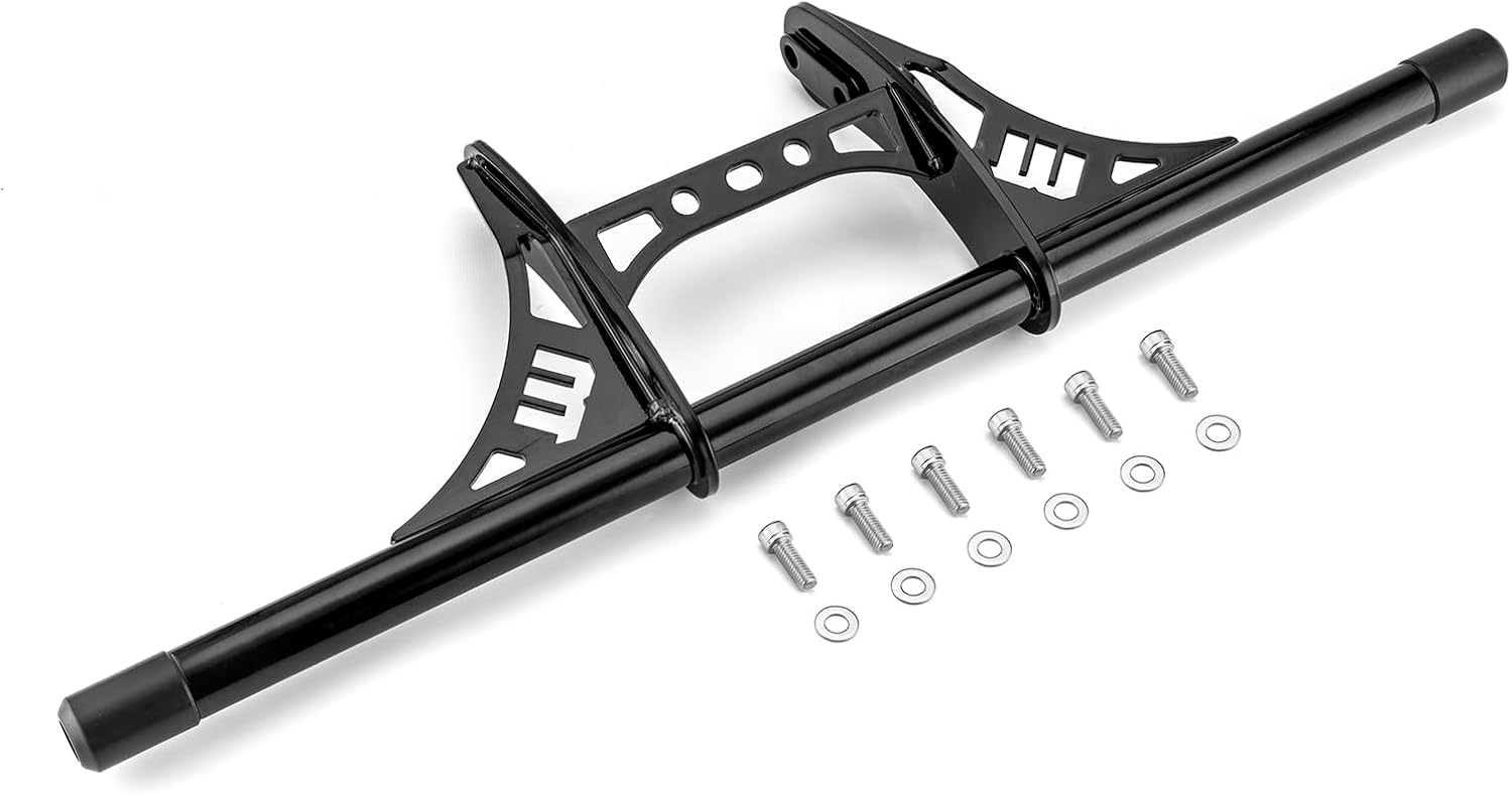 Mofun Sportster Front Engine Guard Crash Bar Highway Peg Bar Compatible with 2004