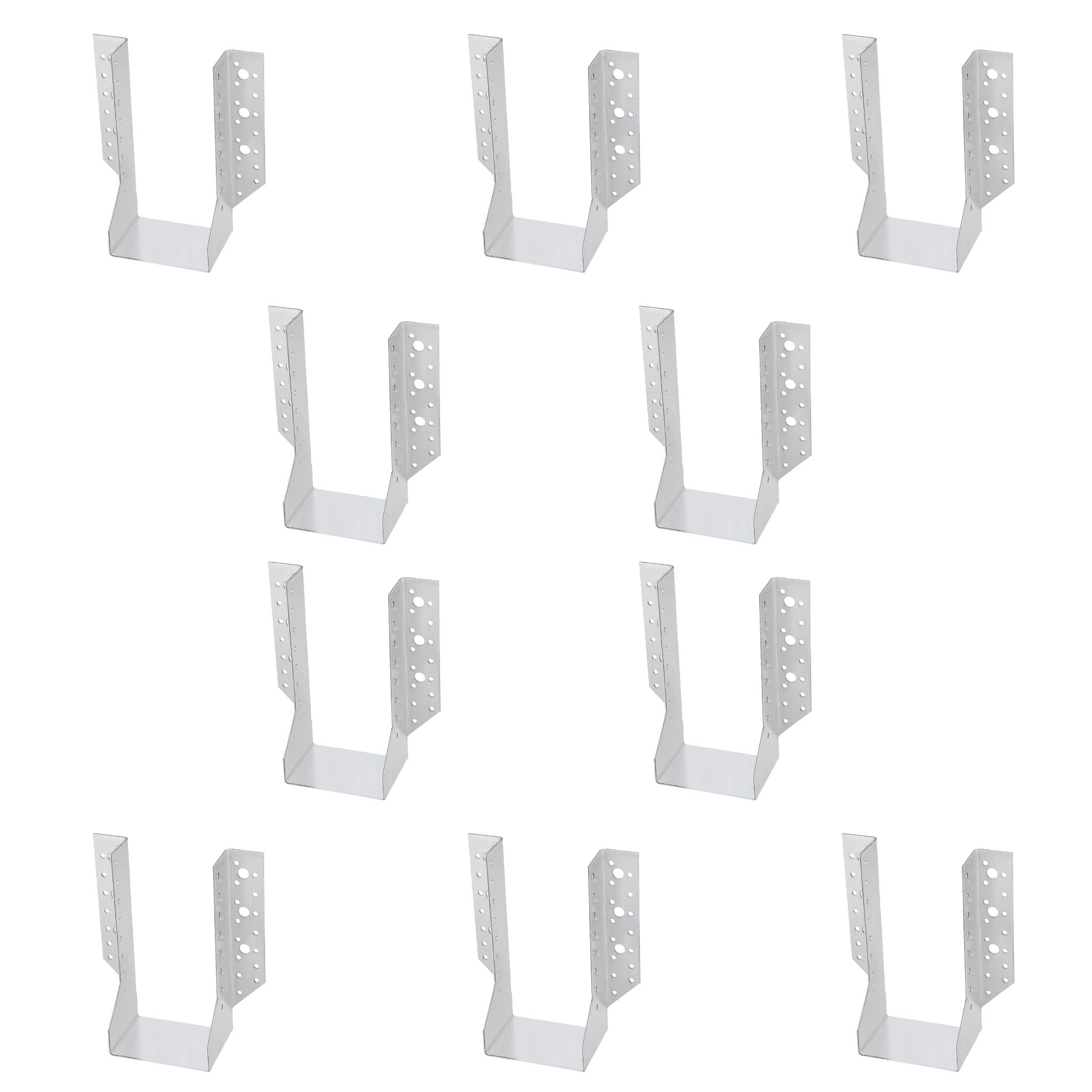 KOTARBAU® joist hanger type A 100 mm wooden beam connectors for external construction, set of 10