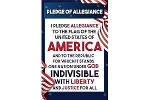 American Pledge Of Allegiance Poster