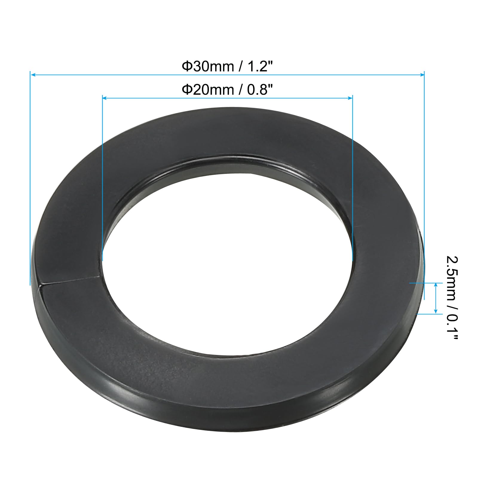 PATIKIL M20 Rubber Flat Washer - Image 2