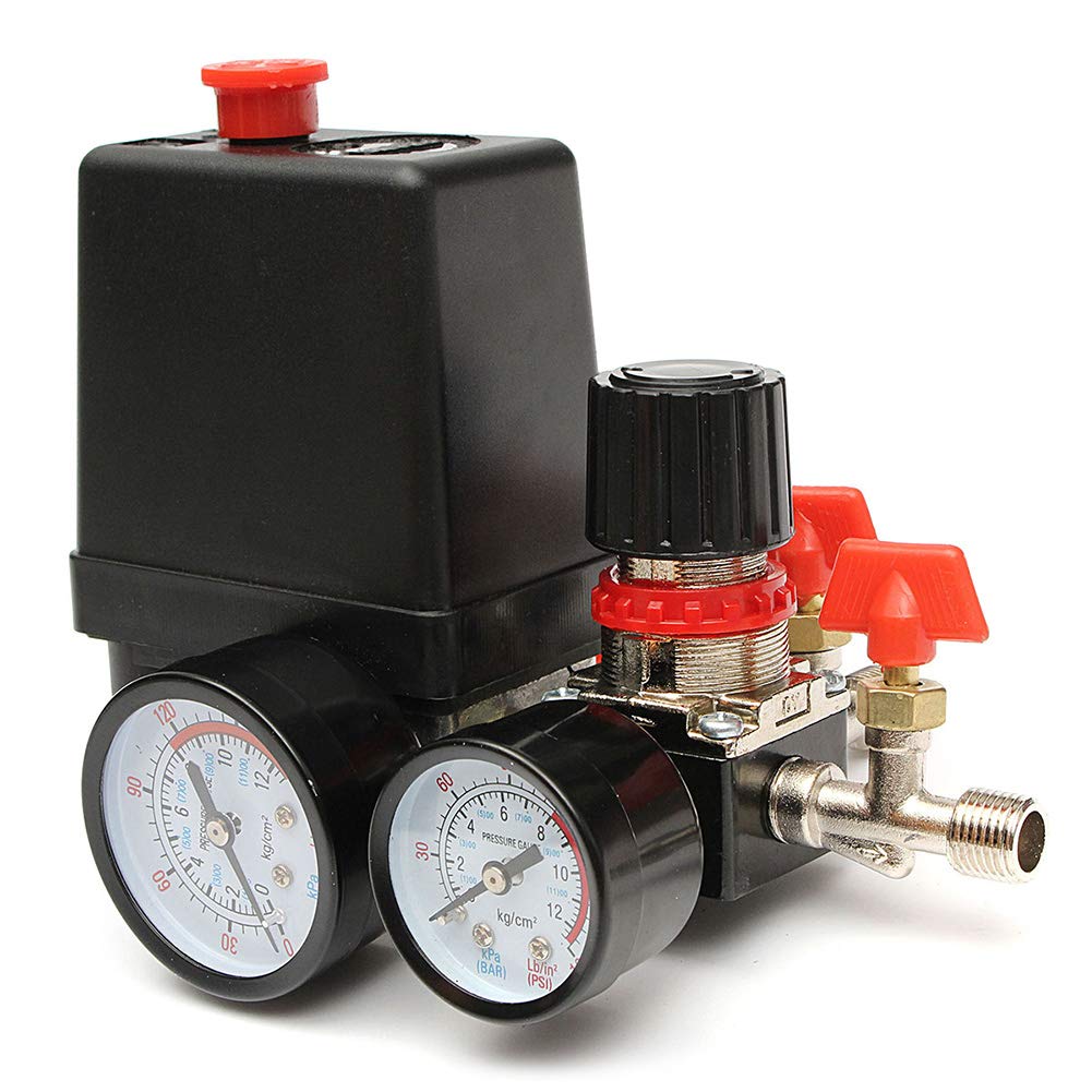 Buy Fanville Small Air Compressor Pressure Switch, Adjustable Air Regulator Compressor Pressure