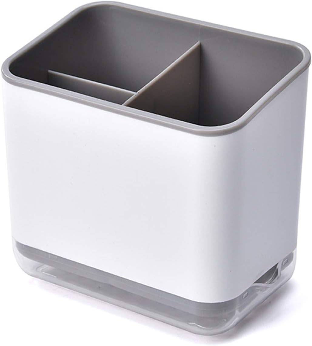 Utensil Holder Cutlery Drainer Sink Caddy, Silverware Storage Organizer