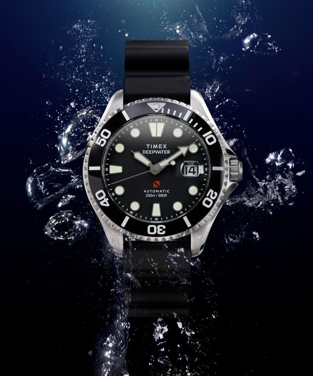 Timex Męski analogowy automatyczny zegarek na rękę Deep Water Meridian