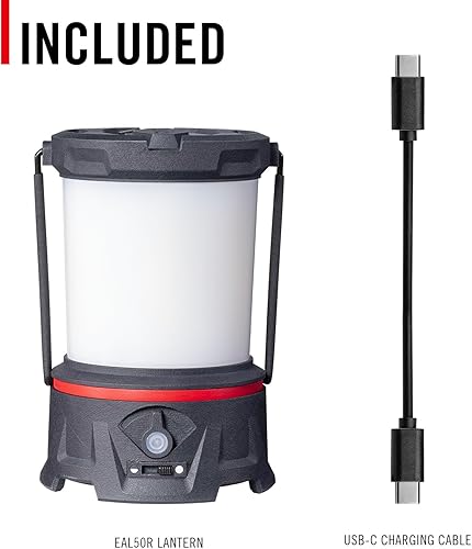 Miniatura 13 de Coast EAL55R Luz de emergencia LED de doble color, 3000 lúmenes, más de 10 noches de luz, control de luz variable, duradera para exteriores y