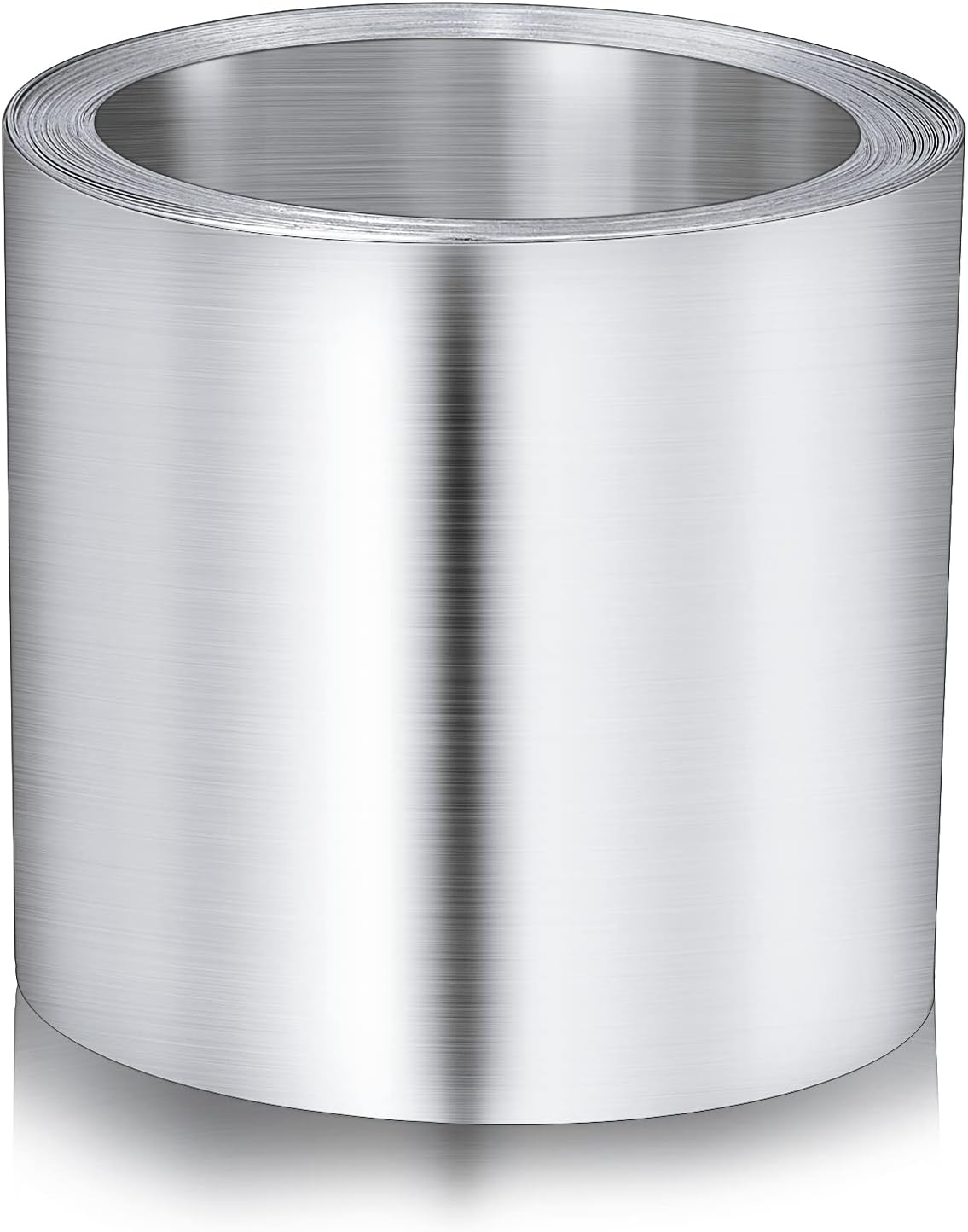 Lounsweer 4'' x 50' Aluminum Roll Flashing for Roof and Garden, Prevents Roofing Stains, Roof Strip for Moss and Mildew Prevention (1 Roll)