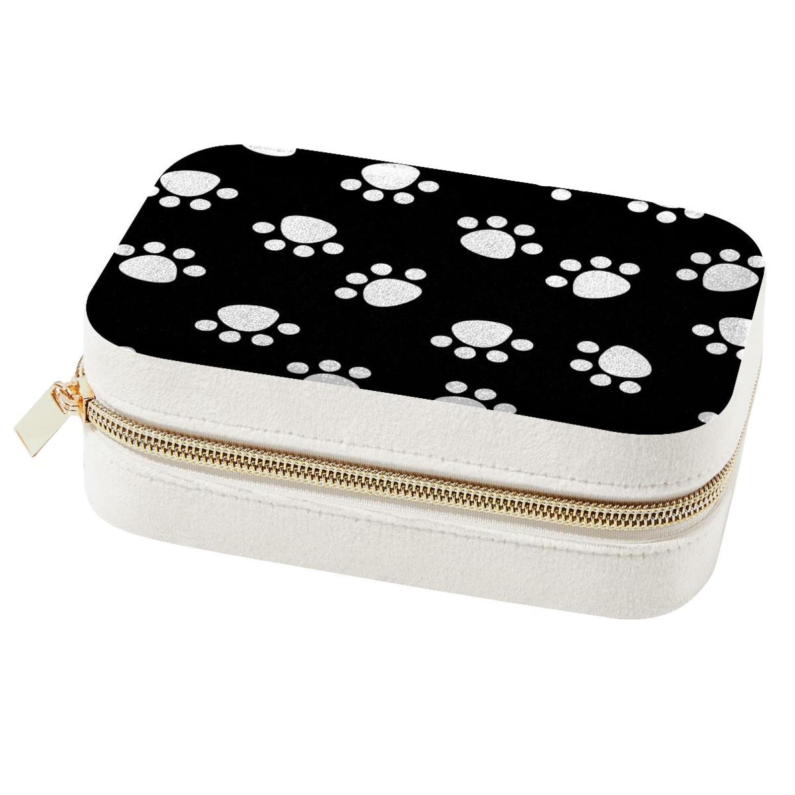 Boîte à bijoux voyage patte de chat : la solution anti-perte pour vos accessoires