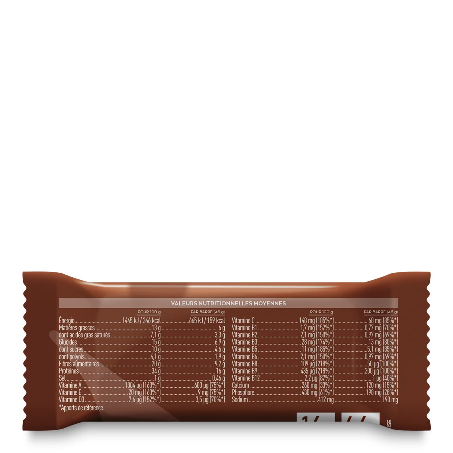 Barre Proteinee Chocolat Sans Sucre - Eafit Nutrition Sportive - 24 X 46 G | 16g De Proteines Par Barre, Ideal Pour La Prise De Muscle, Faible En Sucre - Fitness Et Musculation, Marque Francaise