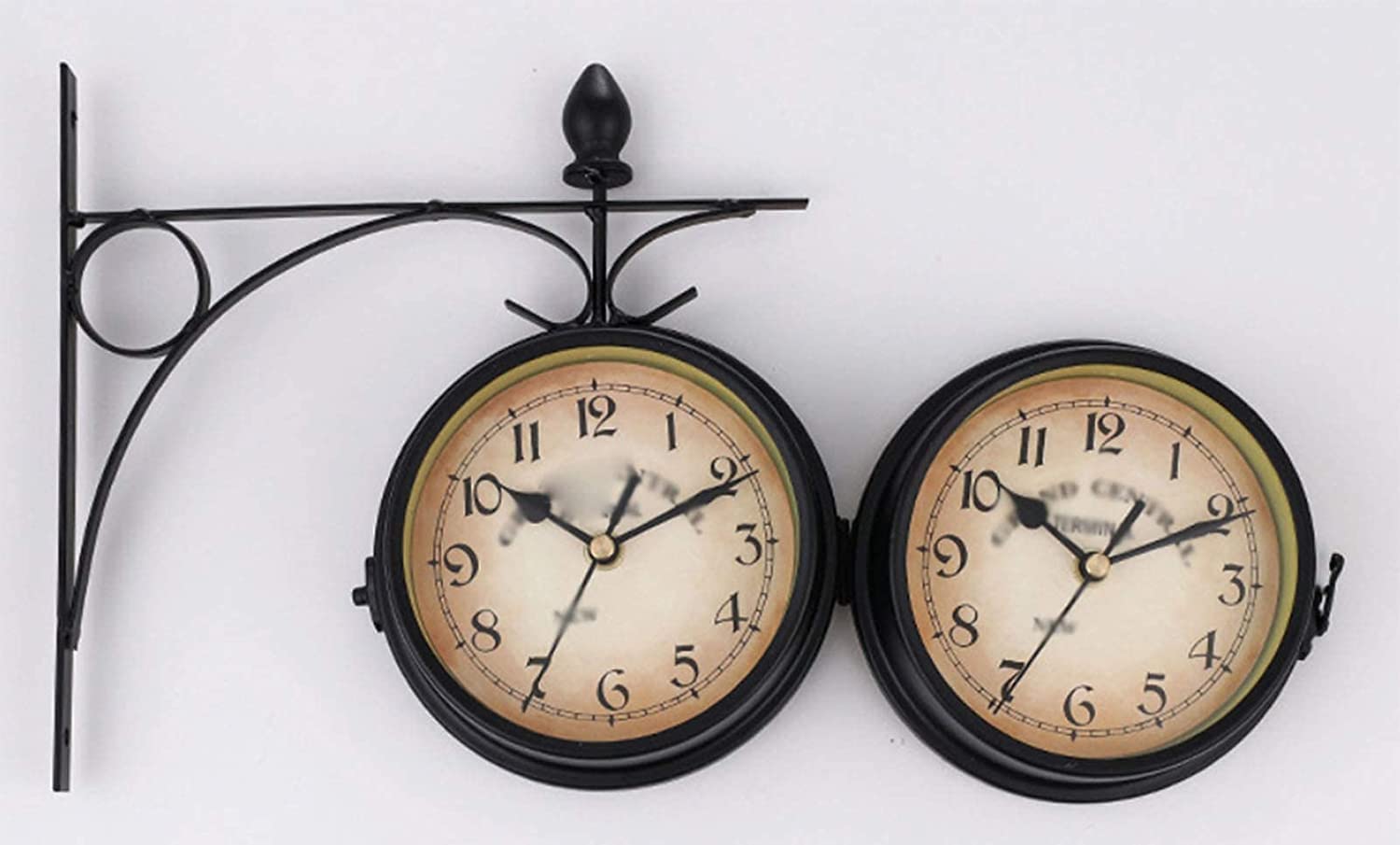 XJBTBA Horloge Murale extérieure, Horloge Murale de extérieure, Horloge Murale Suspendue, Horloge Murale Non étanche pour décoration de, Chambre à Coucher, Bureau, Cuisine, Salon, Blanc