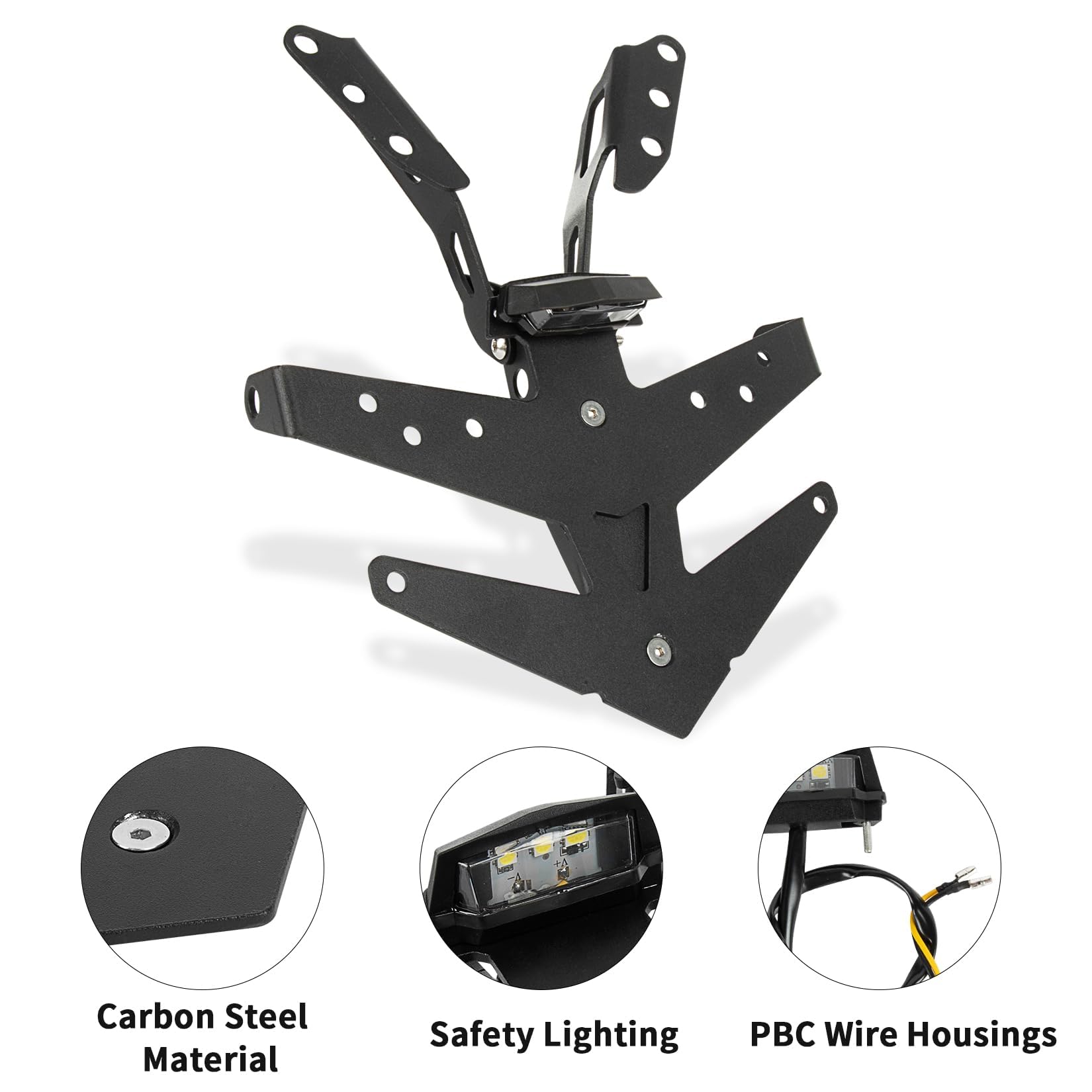 Staffa Portatarga per TMAX 560 2022 2023 2024, PSLER Parafango Posteriore Accessori per Moto
